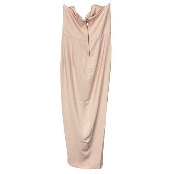 Shona Joy Strapless Cream Maxi Dress - Picture 6 of 8